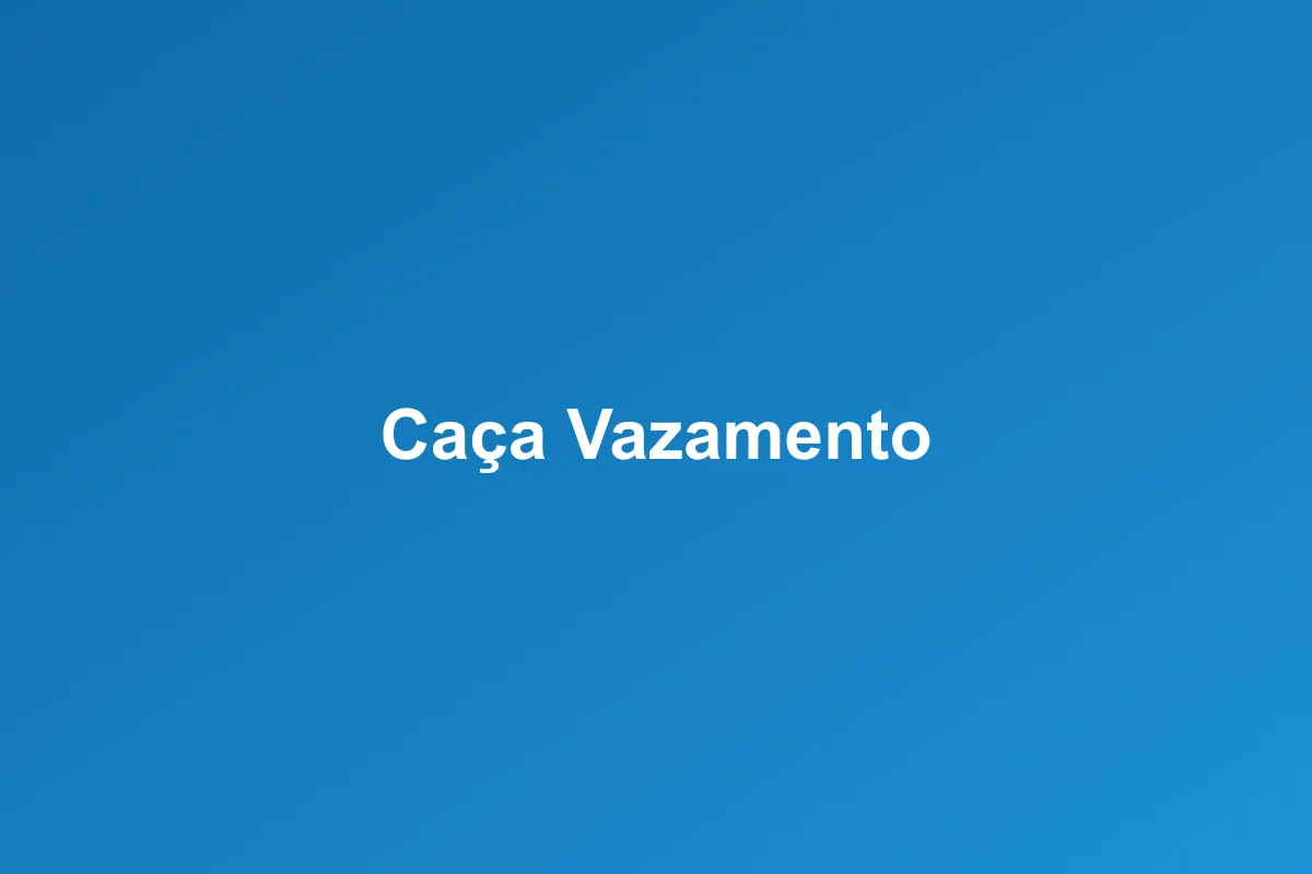Caça-vazamento de Esgoto em Ribeirão Preto